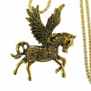 Pegasus Rhinestone Necklace